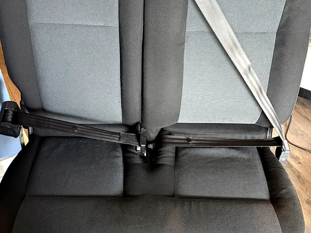 Clean vehicle fabric seat after odour treatment